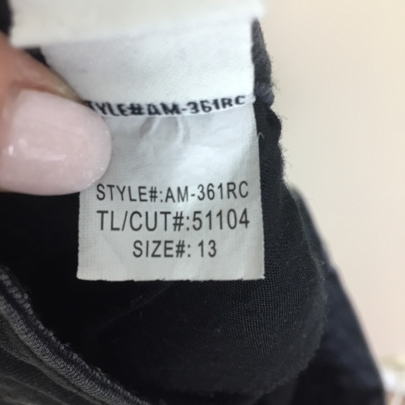 High Rise Black Raw Hem Frayed Skinny Jeans - Picture 6 of 8